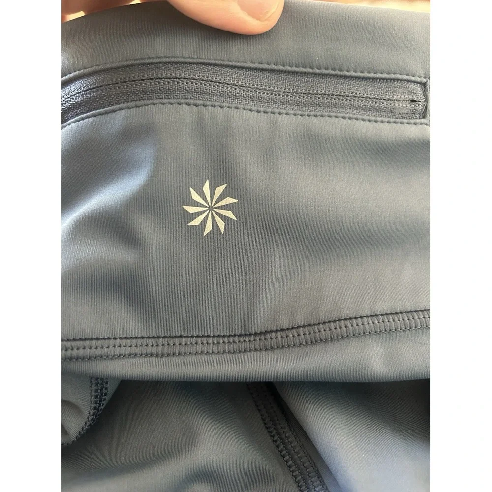 NEW TAGS Athleta Lightning Tight 7/8 Tight Yoga Fitness Pant Women's XS Iblu $98